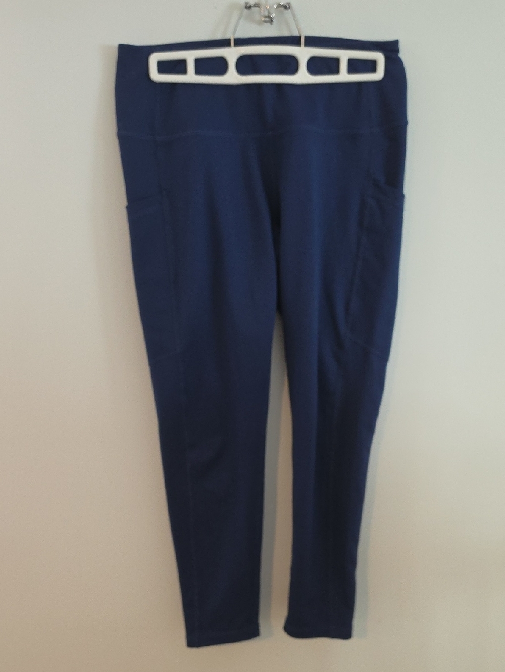Zella Navy High-Rise Leggings with Side Pockets